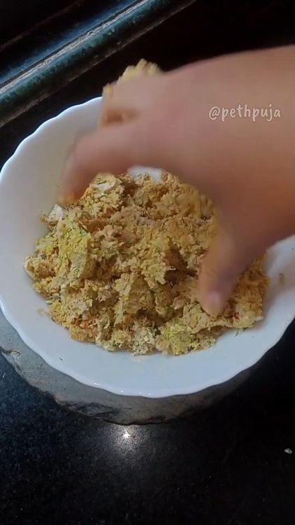Step 1.1: Shape the mixture into patties of your desired size