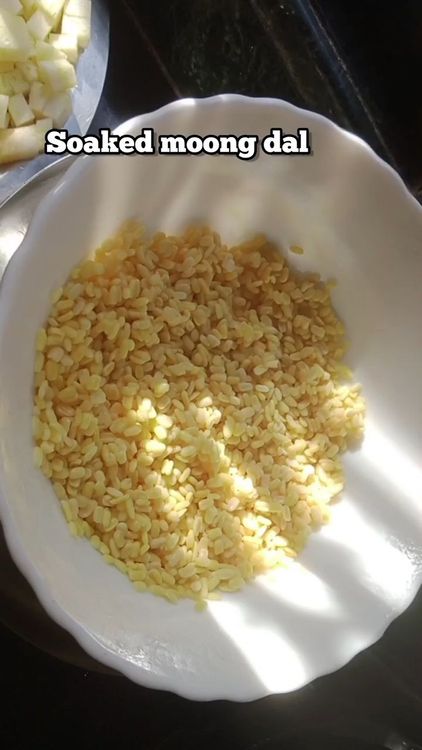 Step 1.1: Soak the Yellow Split Lentil in water for 1 hour
