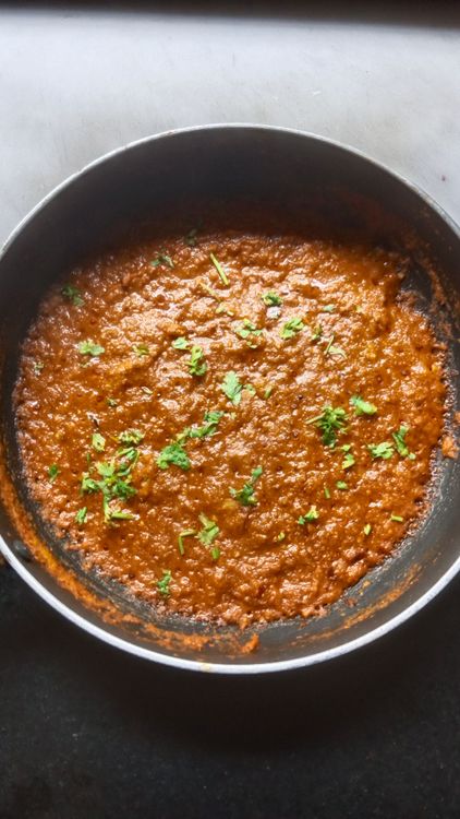 Step 2.3: Add turmeric, kashmiri red chilli powder, cumin powder, coriander powder, chole masala powder, pinch of anardana powder and salt