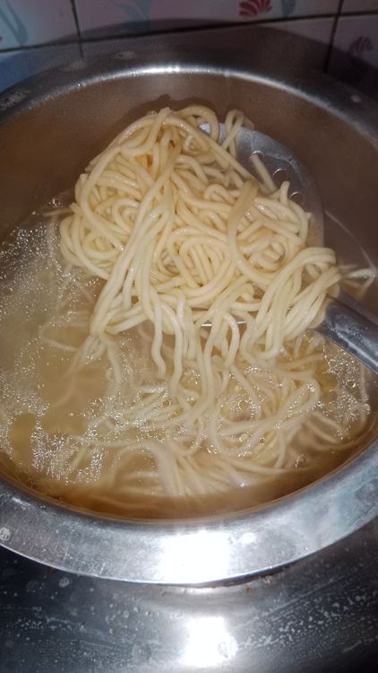Step 1.1: First of all, boil water , add salt and oil