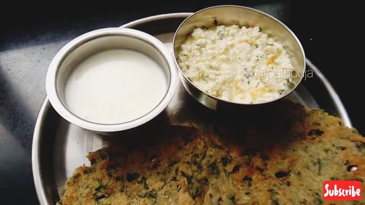 Step 1.1: Serve hot with curd and vrat ki paneer bhurji