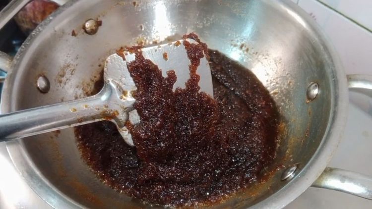 Step 1.1: Cook the mixture until the ghee separates