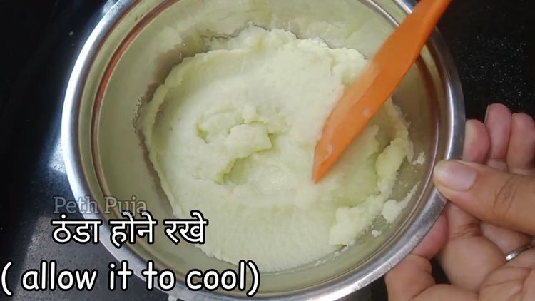 Step 3.1: Heat a pan and add mava( khoya)