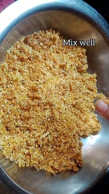 Step 1.2: Using your fingers, mix everything together until well combined