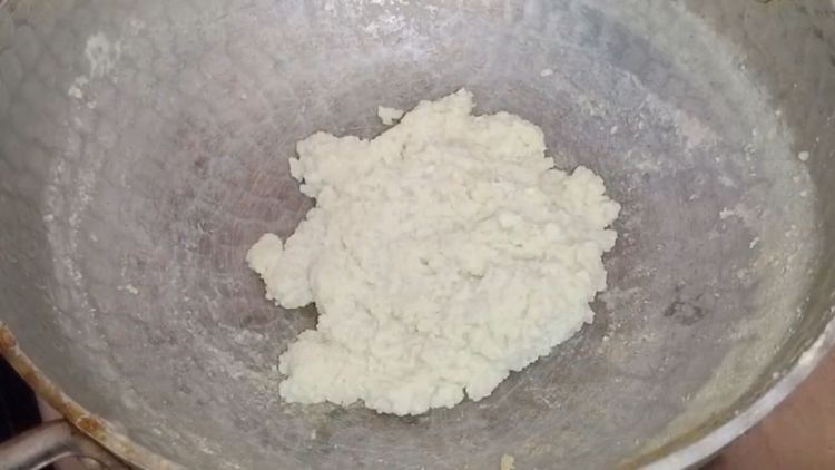 Step 2.3: Transfer the prepared paneer to a kadhai