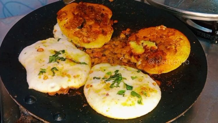 Step 2.1: Turn the idli and cook covered for another minute