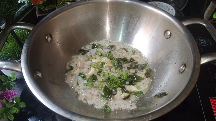Step 2.1: Add chopped onion and sauté until translucent
