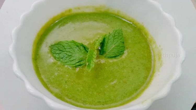 Step 1.1: The Sandwich Green Chutney is ready to apply on breads for sandwiches