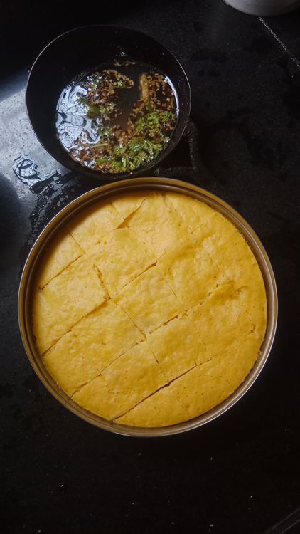 Step 2.1: Allow it to cool down for 10-12 minutes and make cuts