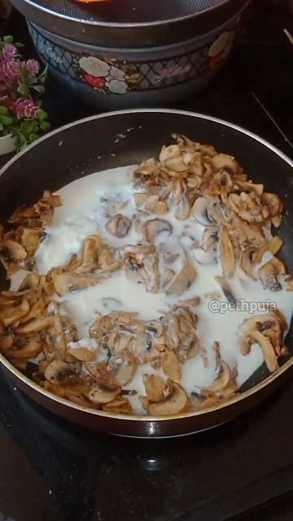 Step 1.2: Add wheat flour and mix well