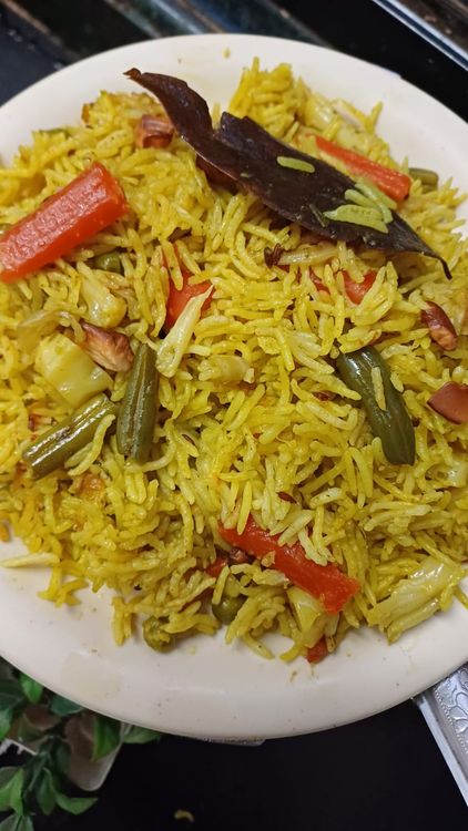 Veg. Hyderabadi Pulav  recipe