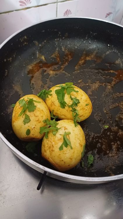 Boiled Egg Fry in 5 min ! recipe