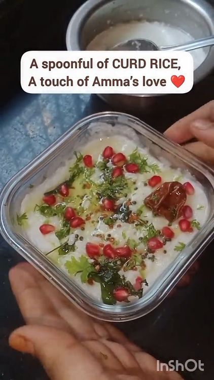 Curd Rice 🍚❤️ recipe