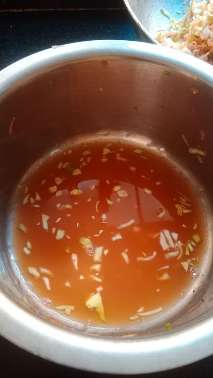 Step 1.2: Squeeze the rested vegetables to remove excess water and transfer them to a large bowl