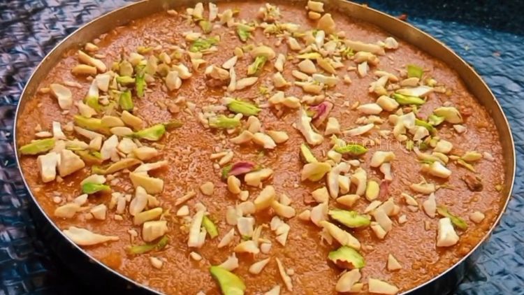 Step 1.1: Spread some chopped dry fruits and press gently