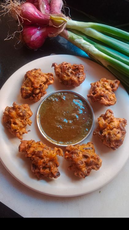 Spring Onion Fritters recipe