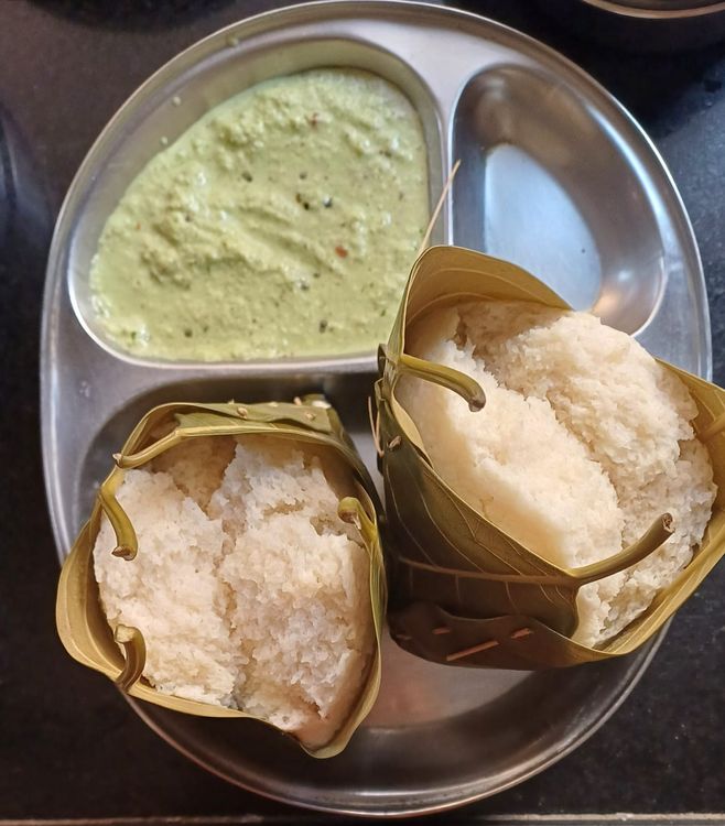 Idlis in Jackfruit Leaves 🌿 recipe