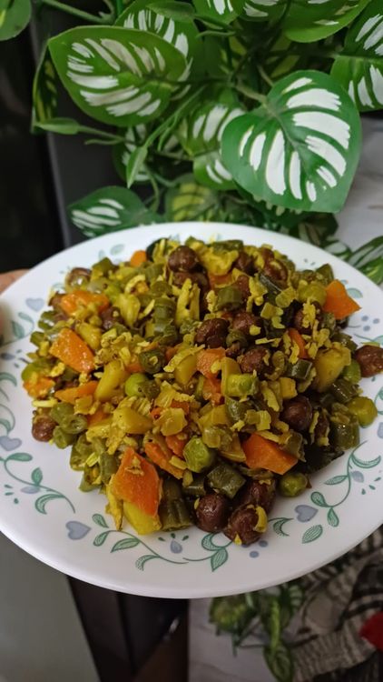 Mix Veg. Poriyal recipe