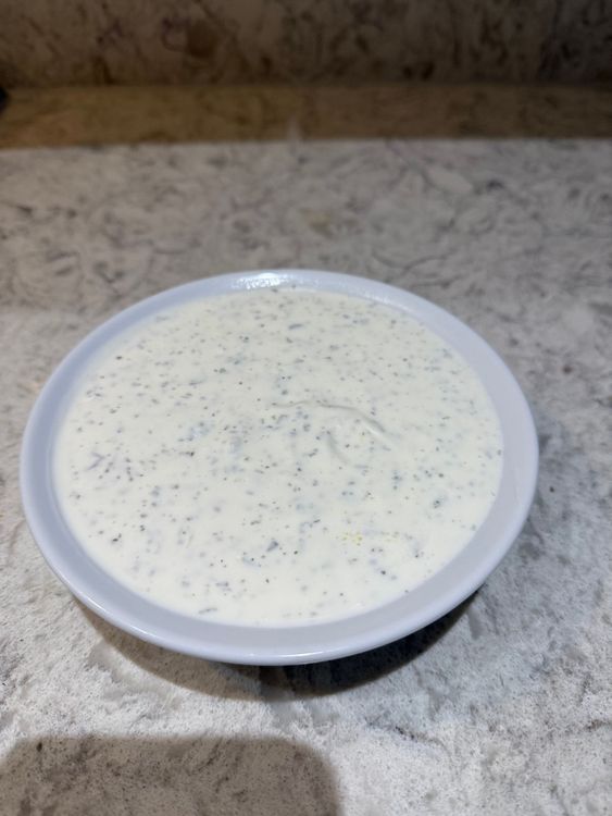 Step 1.1: Refrigerate the garlic yoghurt mixture to allow the flavors to infuse