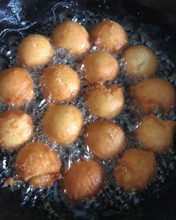 Step 1.2: Fry until golden brown and then drain on paper towels