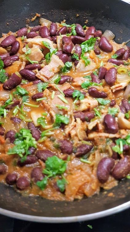 Step 1.1: Serve hot with Kichdi (rice with lentils) or bread