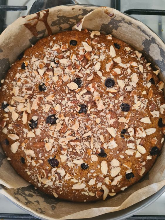 Step 1.1: Bake the cake for 35-40 minutes or until the top turns golden