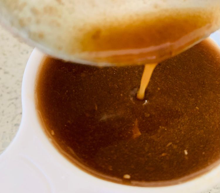 Step 1.1: Squeeze out the pulp, strain through a fine mesh sieve, and set aside