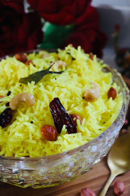 Lemon Rice (Chitranna)  recipe
