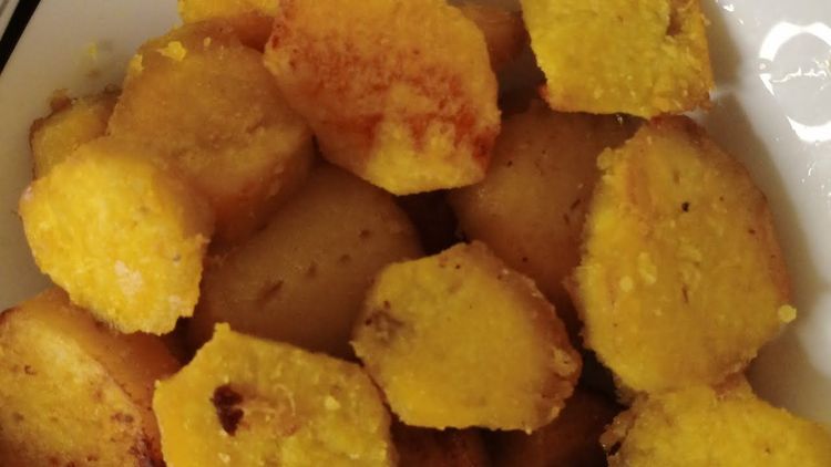 Fried sweet potatoes  recipe