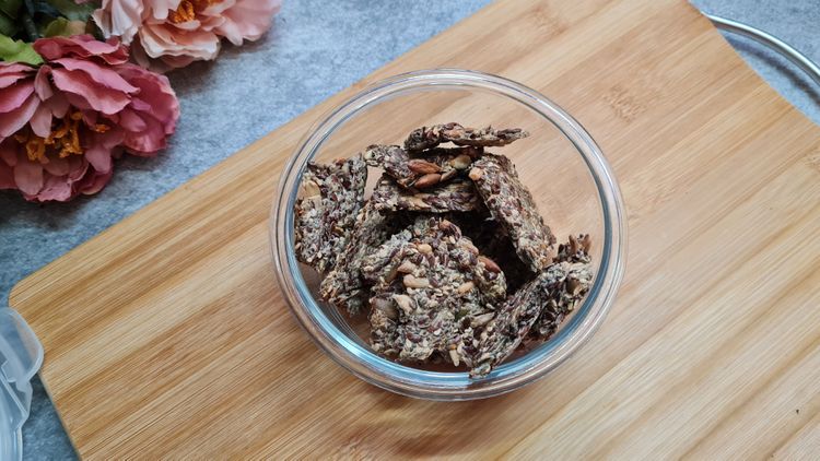 Air fried Healthy Seed Crackers recipe