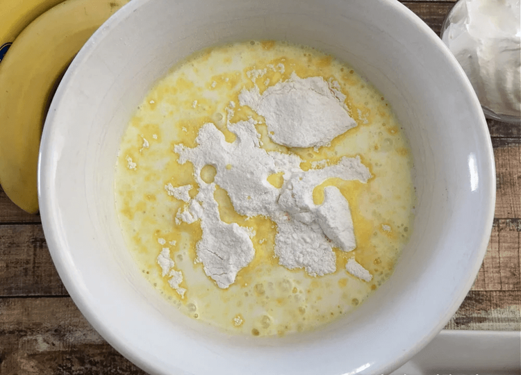 Step 1.1: In a large mixing bowl, whisk both boxes of instant pudding with 4 cups of milk