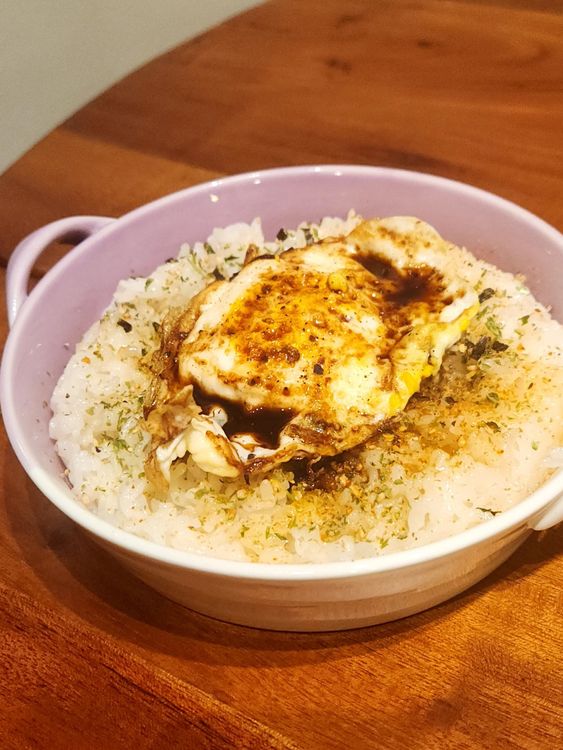 Furikake Egg on Rice recipe