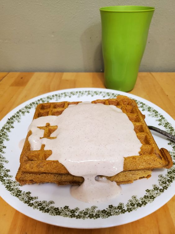 Jacked-O-Lantern Waffles recipe