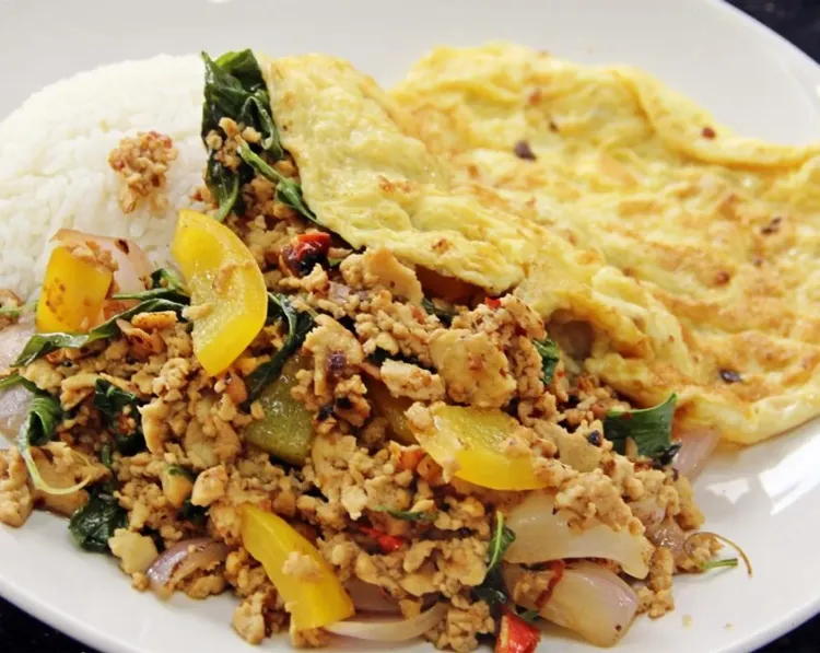 Step 2.1: Transfer the omelet onto the dish