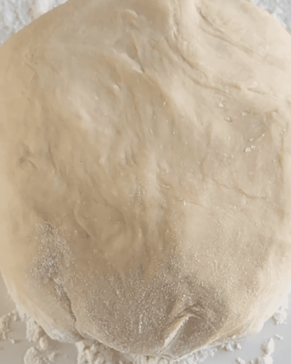 Step 1.1: Mix all-purpose flour and egg yolks to form a dough