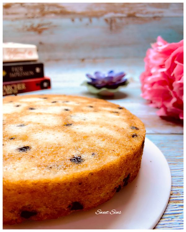 CHOCO CHIP VANILLA CAKE recipe