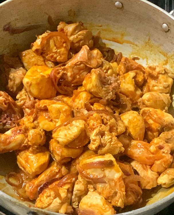Step 2.2: Add salt, turmeric, and kashmiri red chilli powder