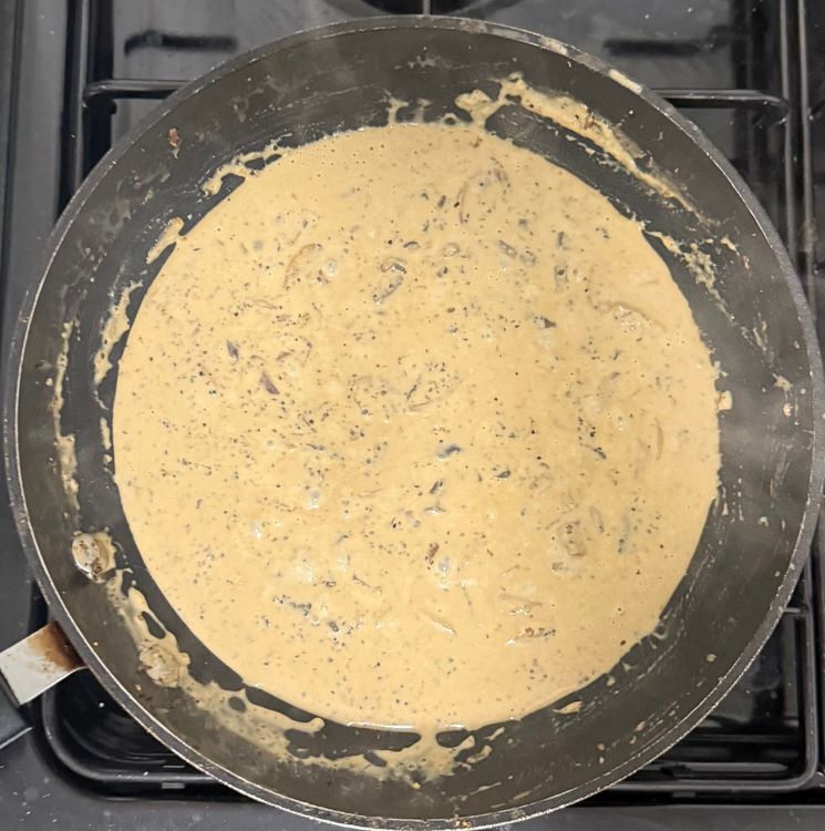 Step 1.1: Taste for salt, adjust if needed, then switch off the heat and let the sauce cool and thicken for 5 minutes