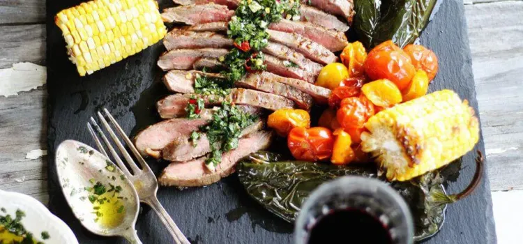 Step 3.1: Transfer the grilled marinated flank steak to a cutting board