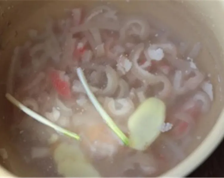 Step 1.1: In a high-pressure cooker or pot, add enough water to cover the pork rinds