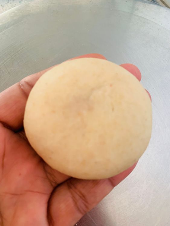 Step 2.1: Divide the dough into equal portions and shape them into balls