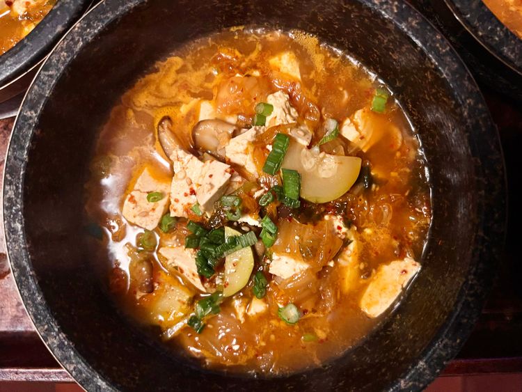 Kimchi Soondubu Jjigae  recipe