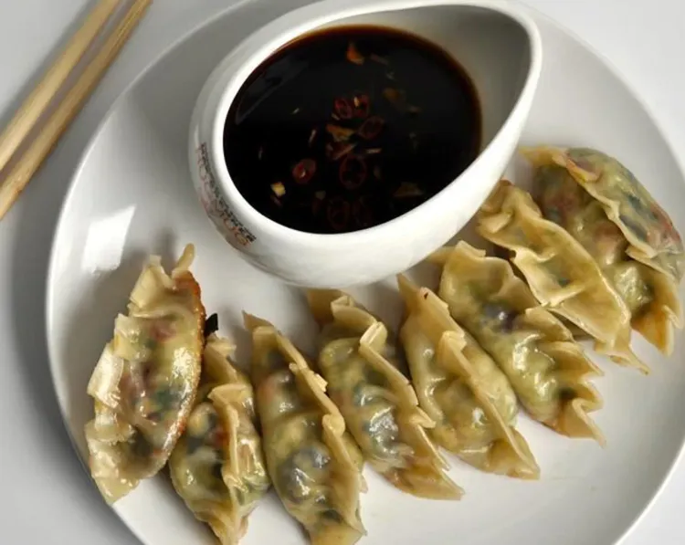 Vegetarian Green Potstickers recipe