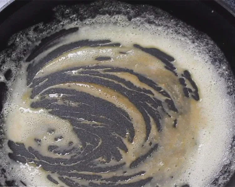 Step 1.1: Whisk in the unbleached all-purpose flour for 1-2 minutes to draw out the raw flour taste