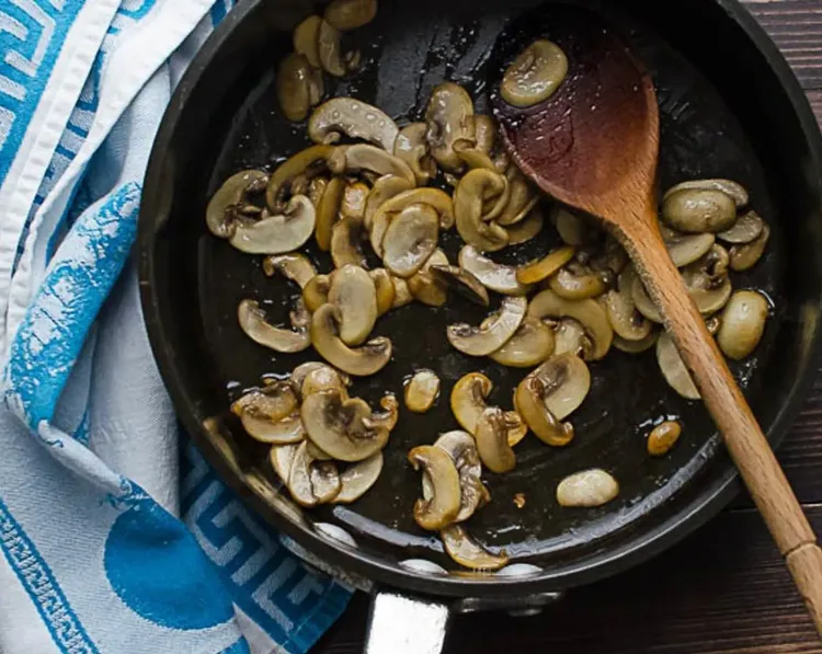Step 2.2: In an ovenproof skillet, melt 1 tbsp of butter over medium-high heat