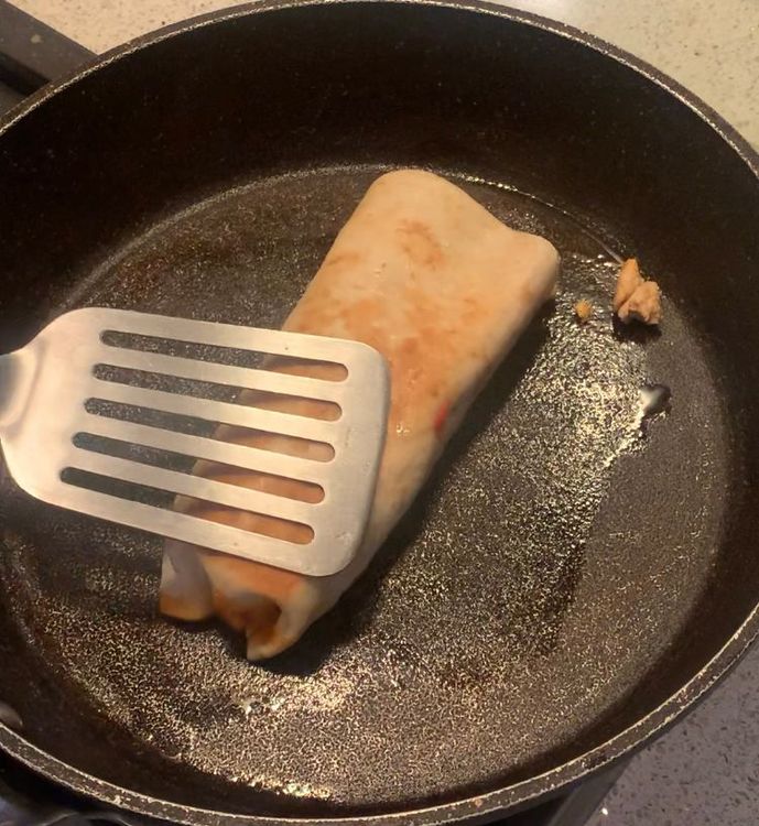 Step 1.2: Heat a heavy-bottomed pan or grill to medium heat