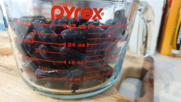 Step 1.1: Take your grapes off the vine and wash them grapes throughly
