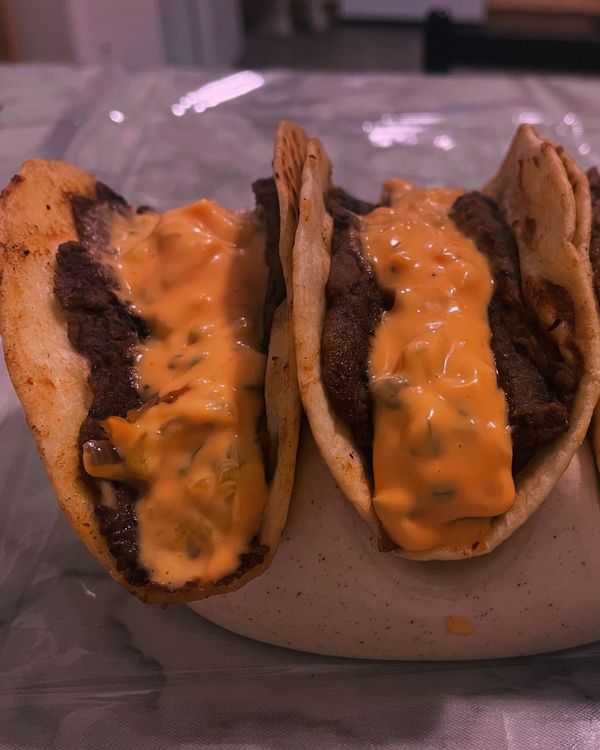 Vegan Smashburger Tacos recipe