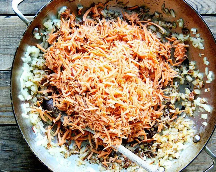 Step 1.1: Add the sweet potatoes, chili powder, ground cumin, and cayenne pepper
