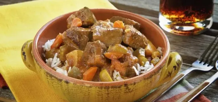 Beef and Potato Stew with Basmati Rice recipe